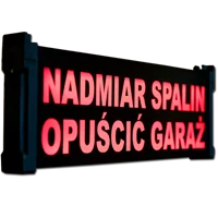 Tablica sygnalizacyjna "Opuścić garaż"